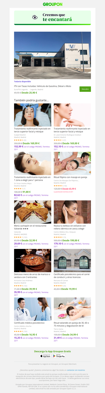 La oferta que viste sigue disponible