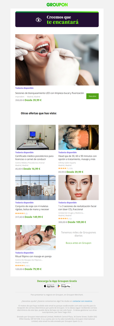 ¡Aún tienes tiempo para comprar!