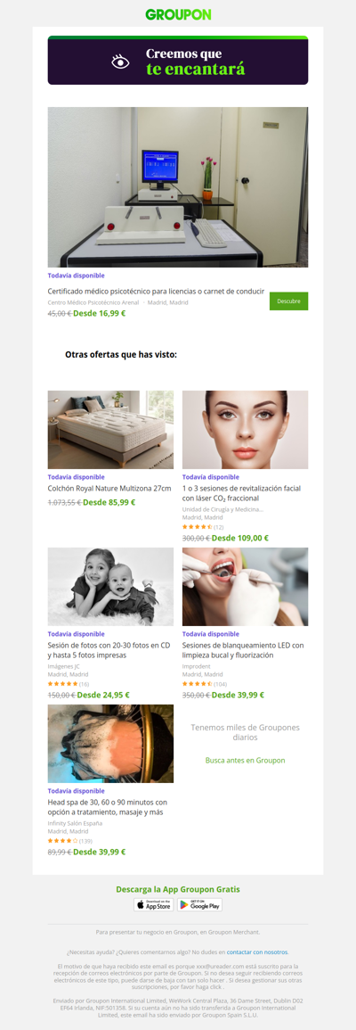 ¿Estás listo? La oferta que viste sigue disponible