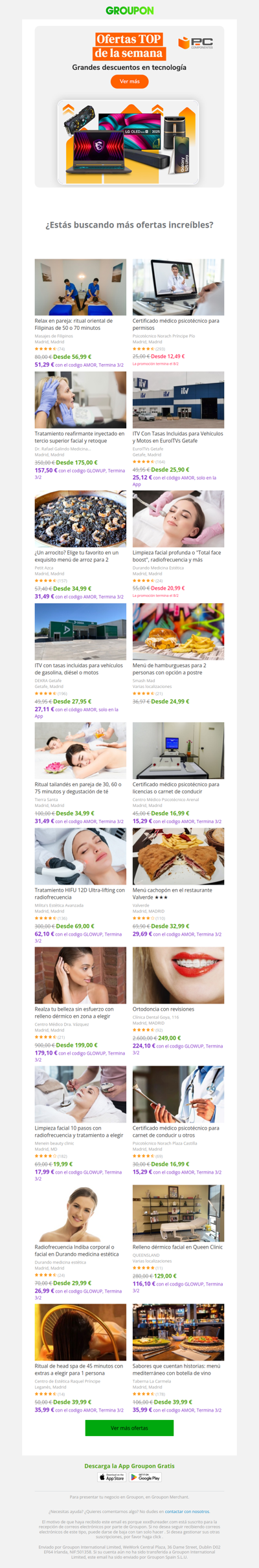 Ofertas TOP de PcComponentes: hasta -40% de descuento hasta el 26/02