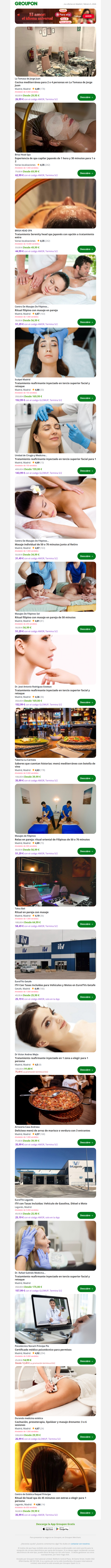 Cocina mediterránea para 2 o 4 personas en La Tomasa de Jorge Juan