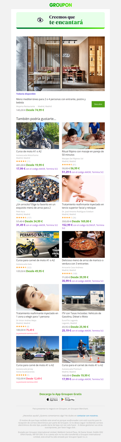 La oferta que viste sigue disponible