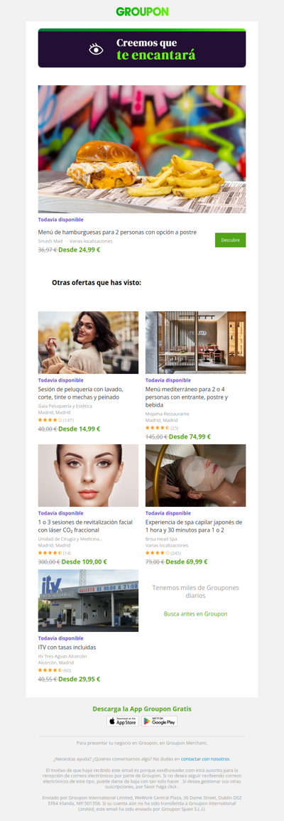 ¿Estás listo? La oferta que viste sigue disponible