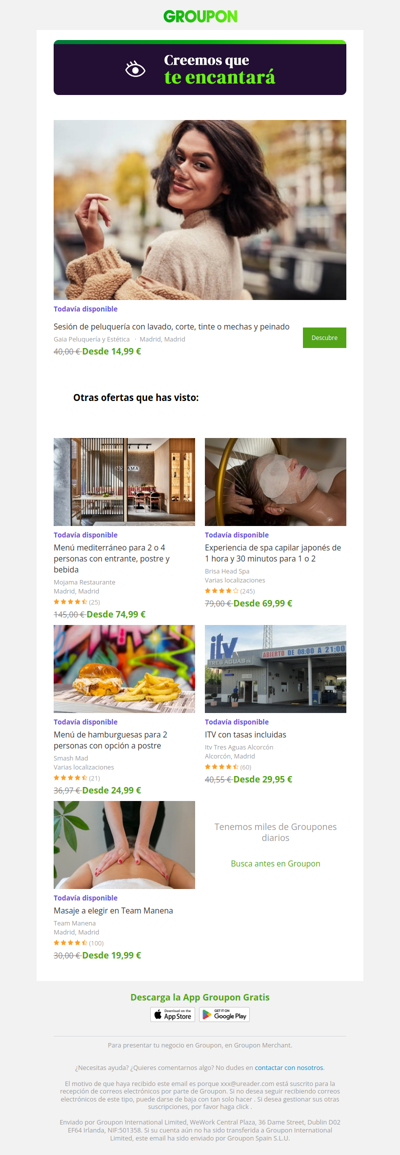 ¿Estás listo? La oferta que viste sigue disponible