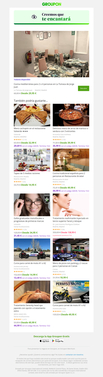 La oferta que viste sigue disponible