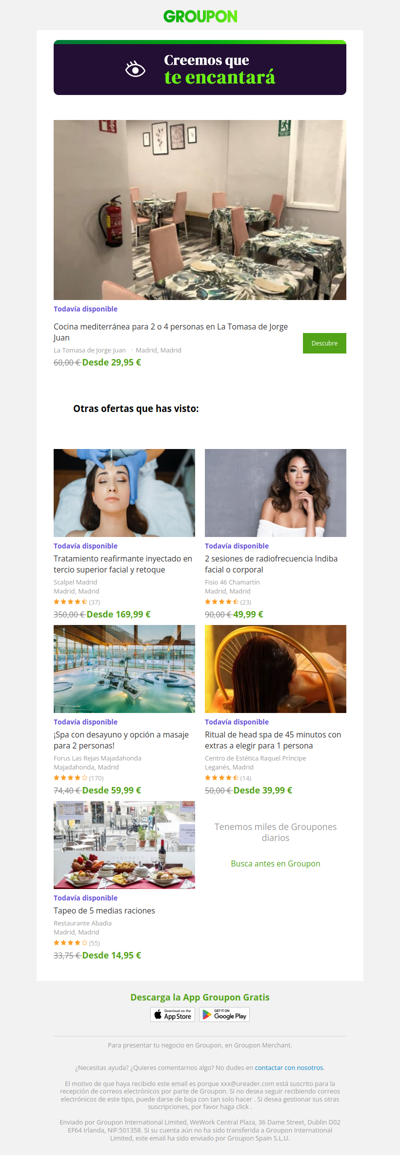 ¡Aún tienes tiempo para comprar!