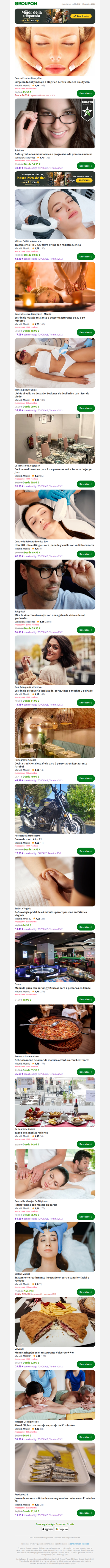 Limpieza facial y masaje a elegir en Centro Estetica Biouty Zen