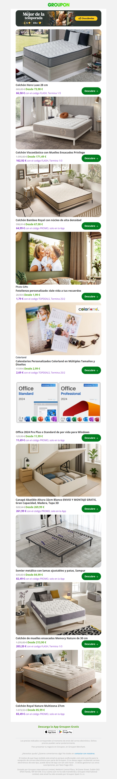 Colchón Hero Luxe 28 cm