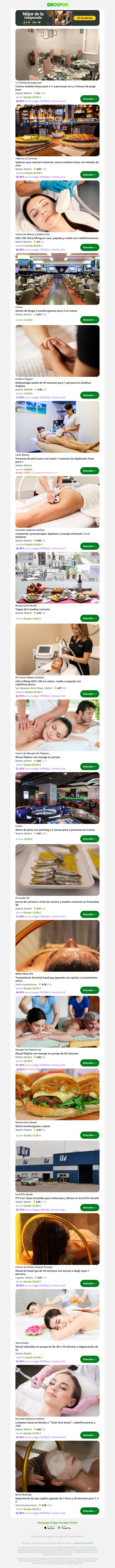 Cocina mediterránea para 2 o 4 personas en La Tomasa de Jorge Juan