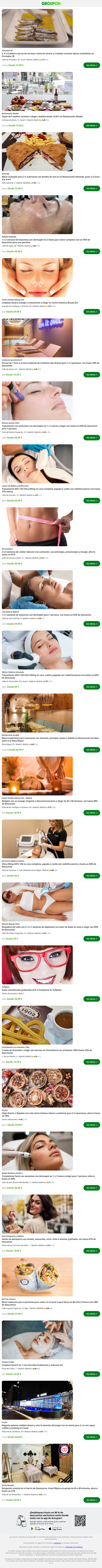 2, 4 o 6 dobles o jarras de cerveza o tinto de verano y 3 medias raciones típicas madrileñas en Preciados 38