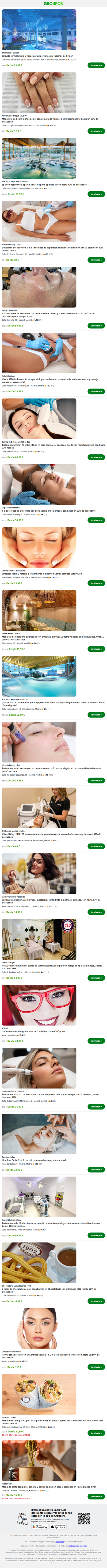 Circuito termal de 2 o 3 horas para 2 personas en Thermas de Griñón