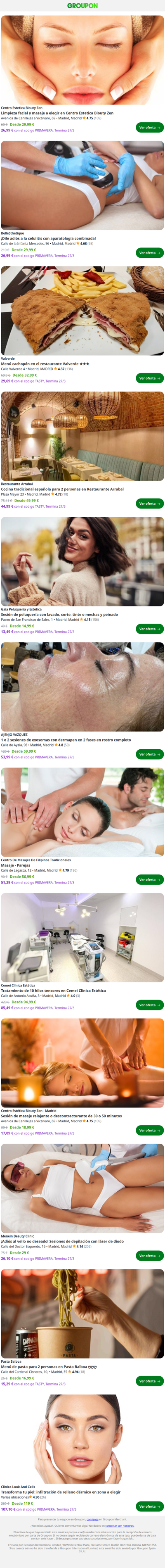 Hasta 92% de descuento en aparatología combinada: presoterapia, radiofrecuencia y masaje drenante. ¡Aprovecha!