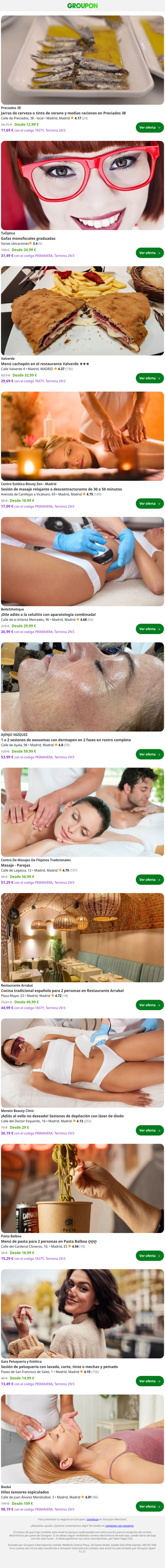 Gafas monofocales graduadas de 0 a 6 dioptrías en TuÓptico