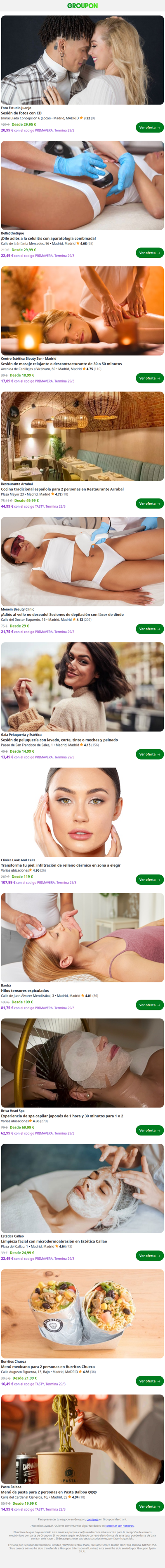 Sesión de fotos con CD y 70 o 90 fotografías, individual o en pareja desde 29,95 € en Foto Estudio Juanjo