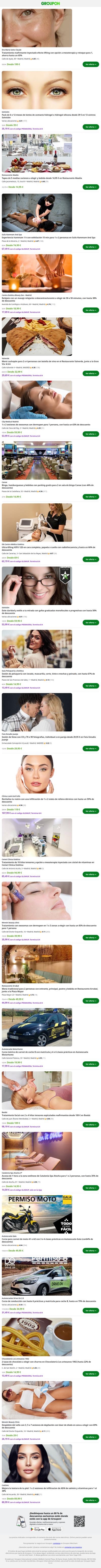 Tratamiento reafirmante inyectado efecto lifting con opción a mesoterapia y retoque para 1, ahorra hasta un 65%