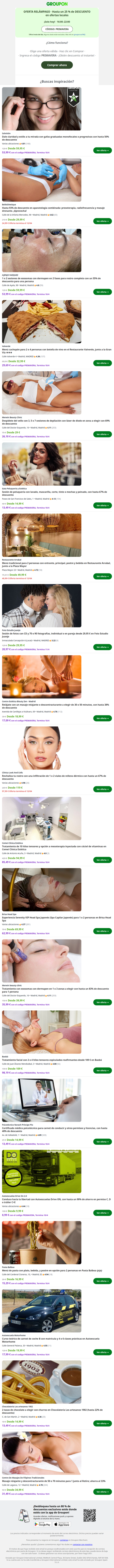 ¡25% dto. extra en Local solo hasta las 22h! ¡Entra en acción esta primavera! 🌷