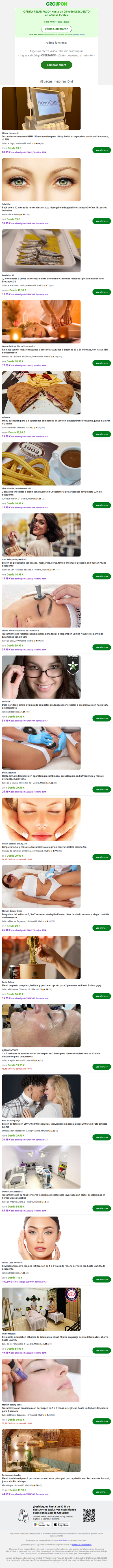 ¡Solo hasta las 22h! ¡No te duermas con este 25% dto. extra en Local! ⏳