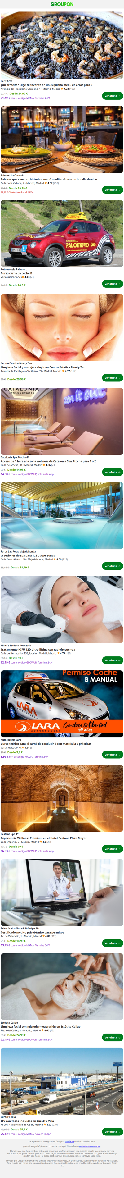 Tendencias cerca de ti: Comparte la felicidad de un arroz exquisito con un menú completo para 2 personas con arroz a elegir al 39%