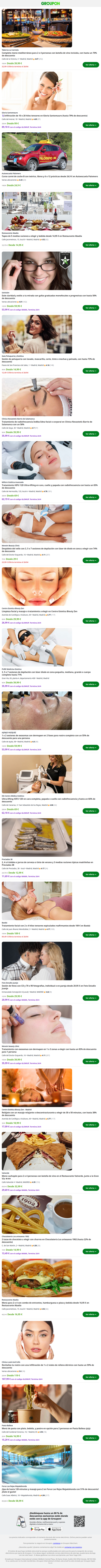 Completo menú mediterráneo para 2 o 4 personas con botella de vino incluida, con hasta un 70% de descuento