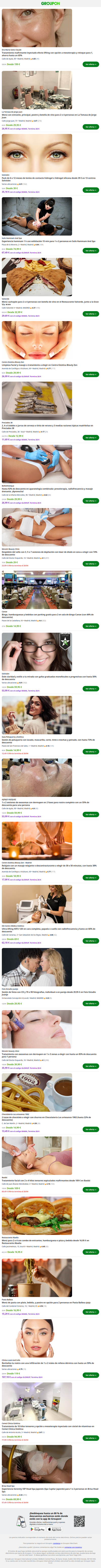 Tratamiento reafirmante inyectado efecto lifting con opción a mesoterapia y retoque para 1, ahorra hasta un 65%