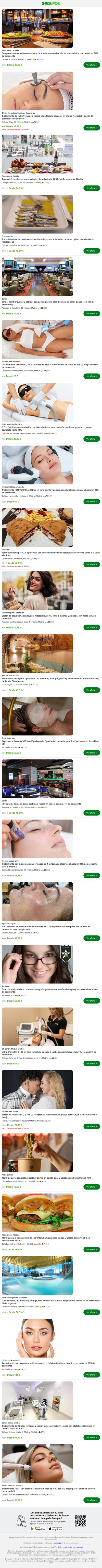 Tratamiento de radiofrecuencia Indiba Edna facial o corporal en Clínica Novastetic Barrio de Salamanca con un 66%