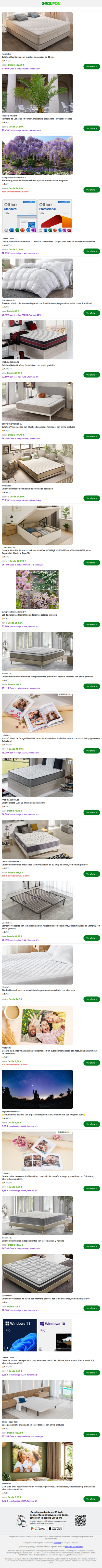 Colchón Box Spring con muelles ensacados de 30 cm
