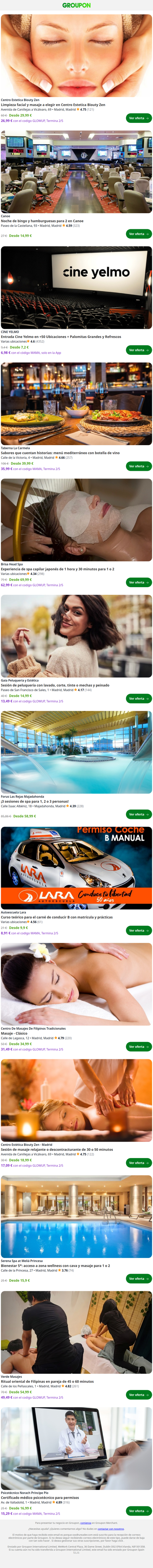 Tendencias cerca de ti: ¡Spa de hasta 120 minutos y masaje para 2 en Forus Las Rejas Majadahonda con 51% de descuento! ¡Date el gusto!