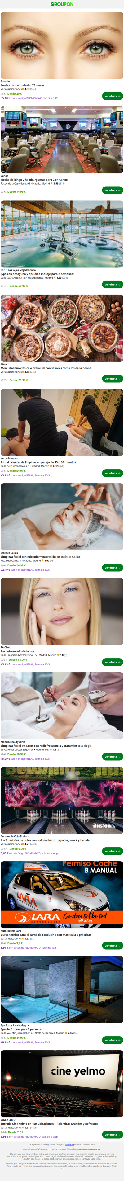 Tendencias cerca de ti: Spa con desayuno y opción a masaje para 2 personas con hasta 43% de descuento