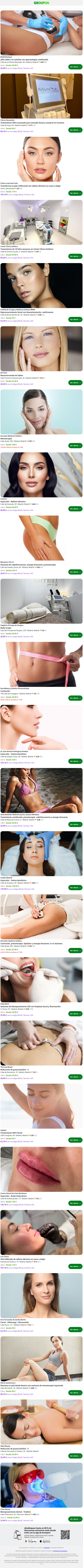 Tus ofertas de Cirugía Estética están aquí