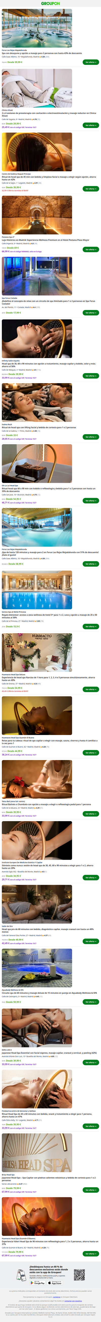 Empieza la semana en modo spa