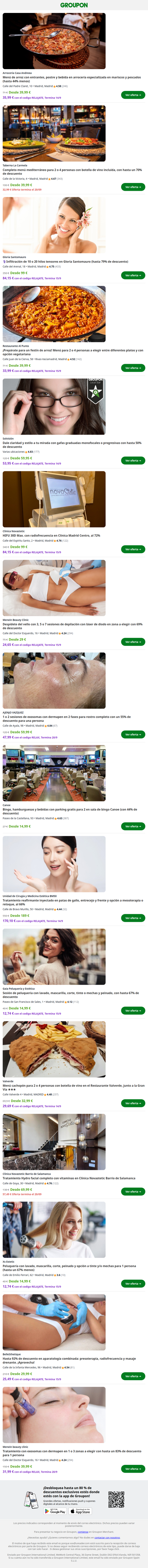 Menú de arroz con entrantes, postre y bebida en arrocería especializada en mariscos y pescados (hasta 44% menos)
