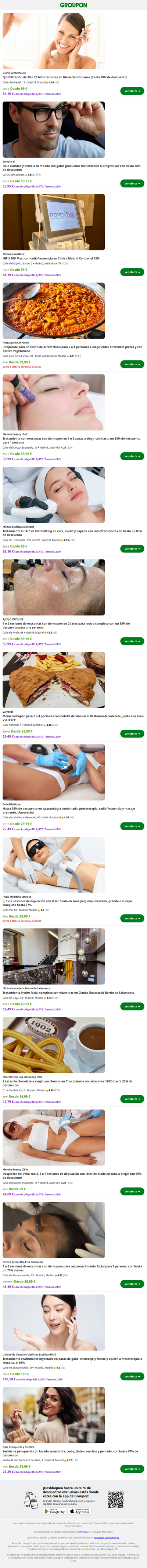 Infiltración de hilos tensores en Gloria Santomauro