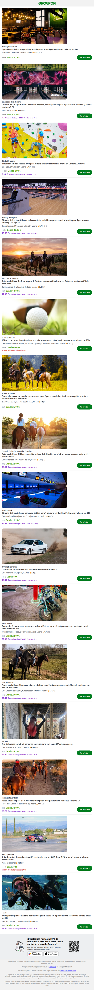 Empieza la semana en movimiento