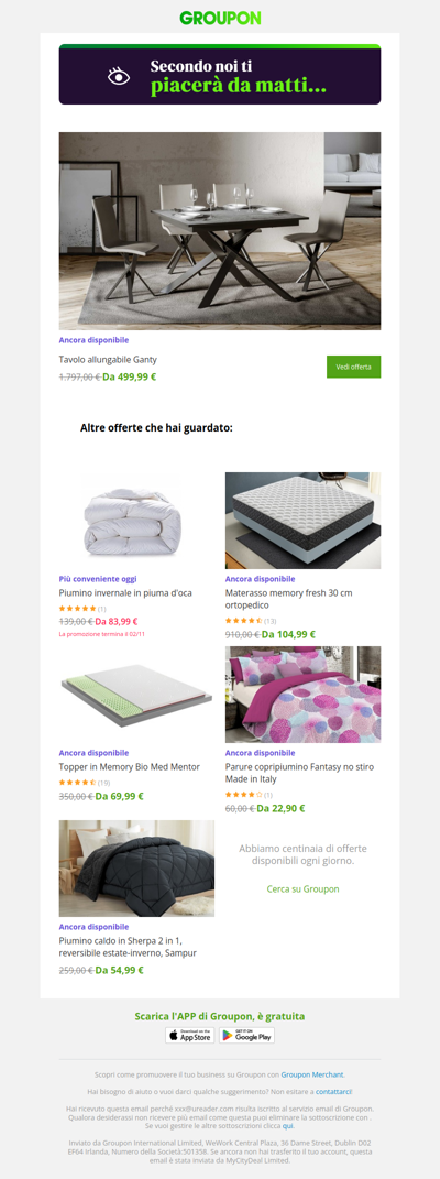 Sei pronta? L'offerta che avevi visto è ancora disponibile!