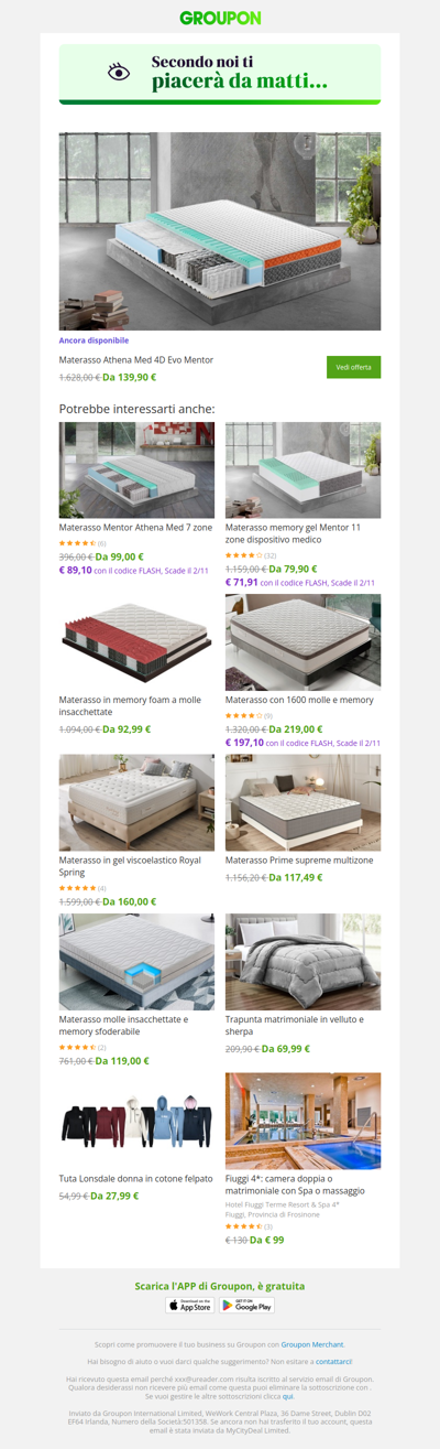 Sei pronta? L'offerta che avevi visto è ancora disponibile!