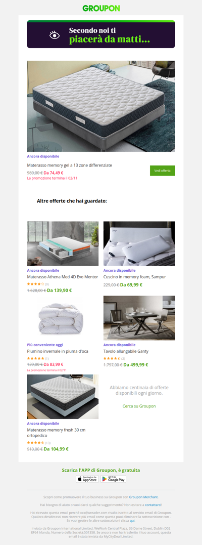 Dì sì all'offerta! È ancora disponibile!