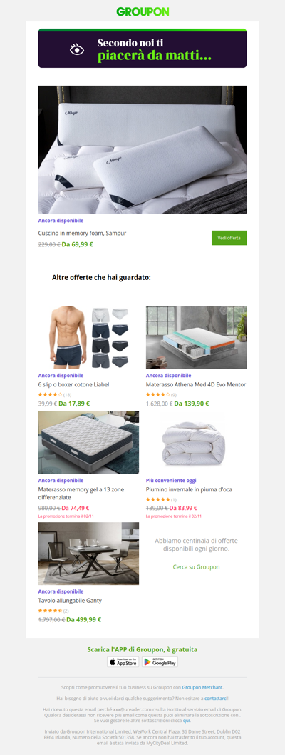 Sei pronta? L'offerta che avevi visto è ancora disponibile!