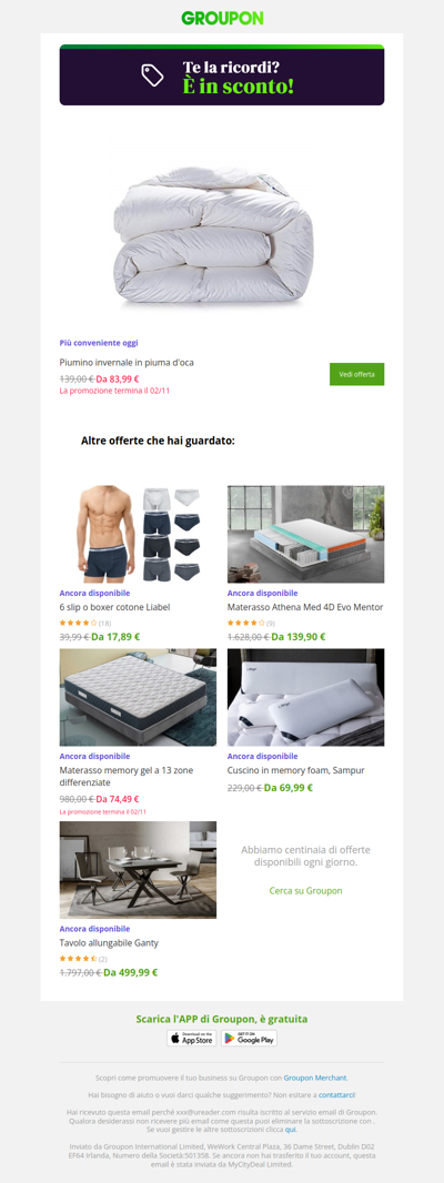 Risparmia ancora di più 💰💰 sull'offerta che avevi visto!