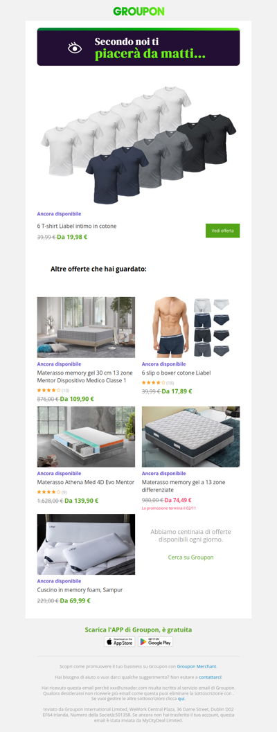 Sei pronta? L'offerta che avevi visto è ancora disponibile!