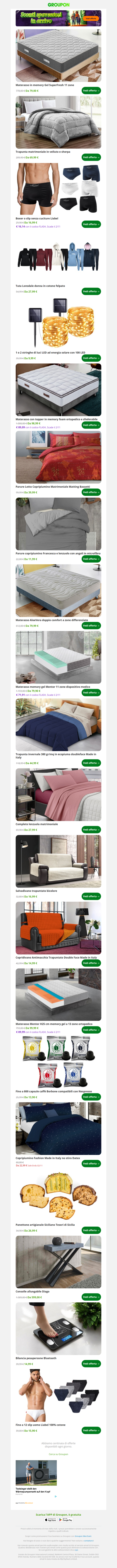 Materasso in memory Gel SuperFresh 11 zone