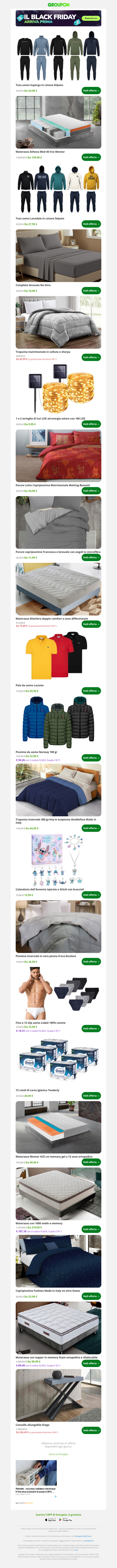 Tuta uomo Superga in cotone felpato