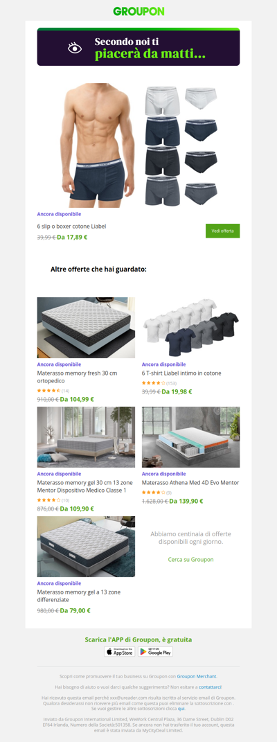 Dì sì all'offerta! È ancora disponibile!