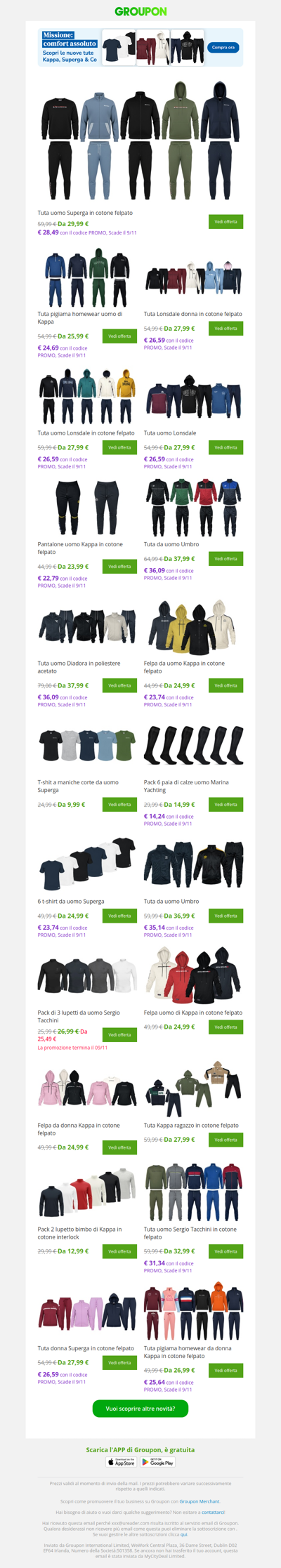 Non servono scuse per vestirsi comodi. Ti basta questa newsletter 😉