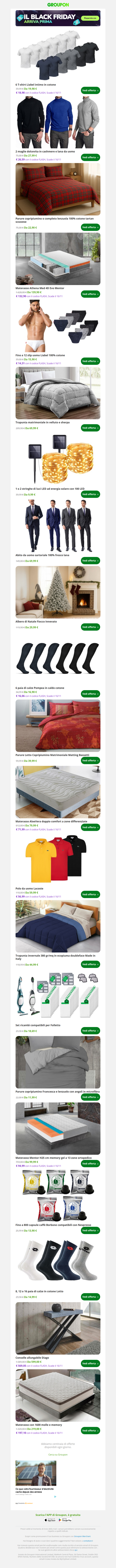 6 T-shirt Liabel intimo in cotone