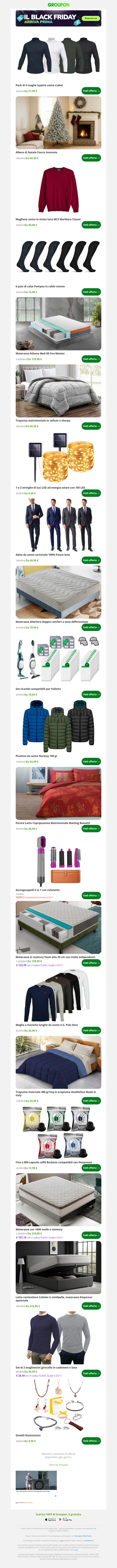 Pack di 4 maglie lupetto uomo Liabel