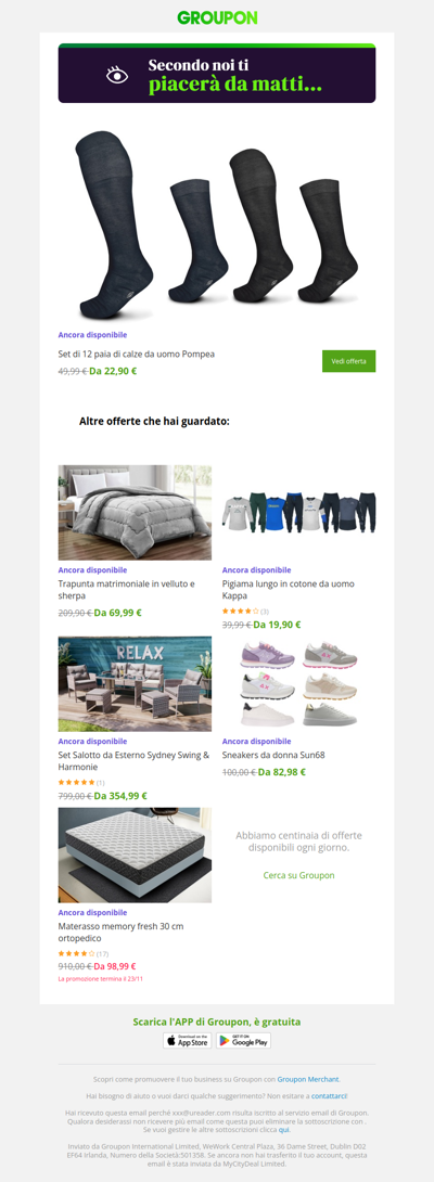 C'è ancora tempo per fare acquisti