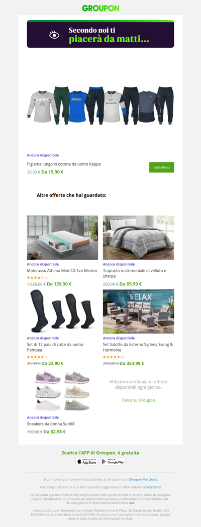 Dì sì all'offerta! È ancora disponibile!