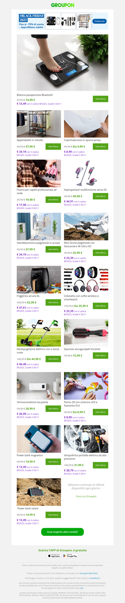 Non aspettare venerdì: gli sconti fino all'80% sono già qui!