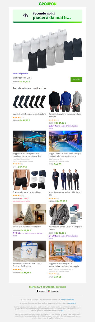 Sei pronta? L'offerta che avevi visto è ancora disponibile!