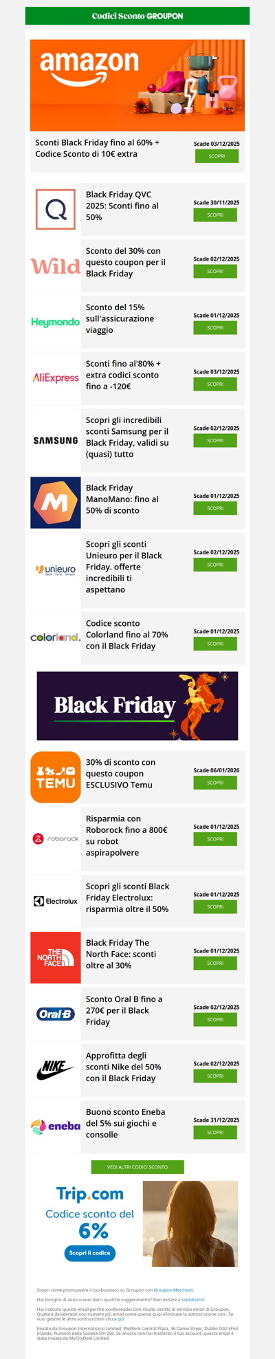 🏴 Black Friday: Amazon 10€ extra, -800€ Roborock + Nike & QVC Deals